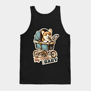 Corgi Baby Tank Top